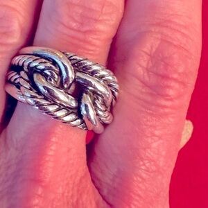 David Yurman Sterling Silver Knot Ring